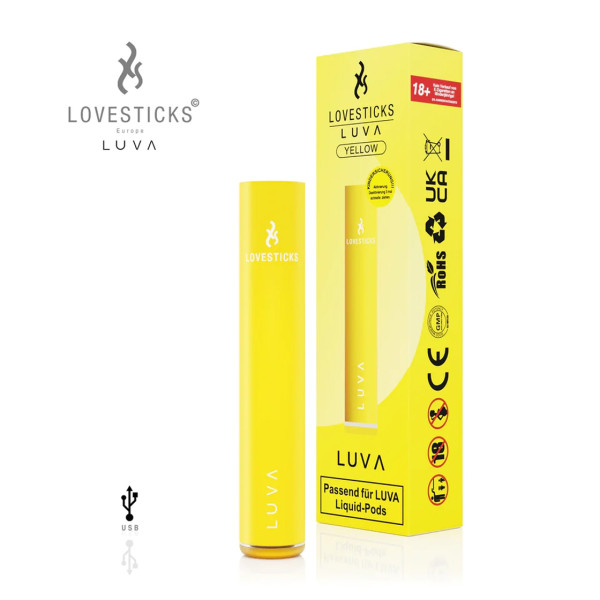 LOVESTICKS - LUVA Basisgerät Yellow